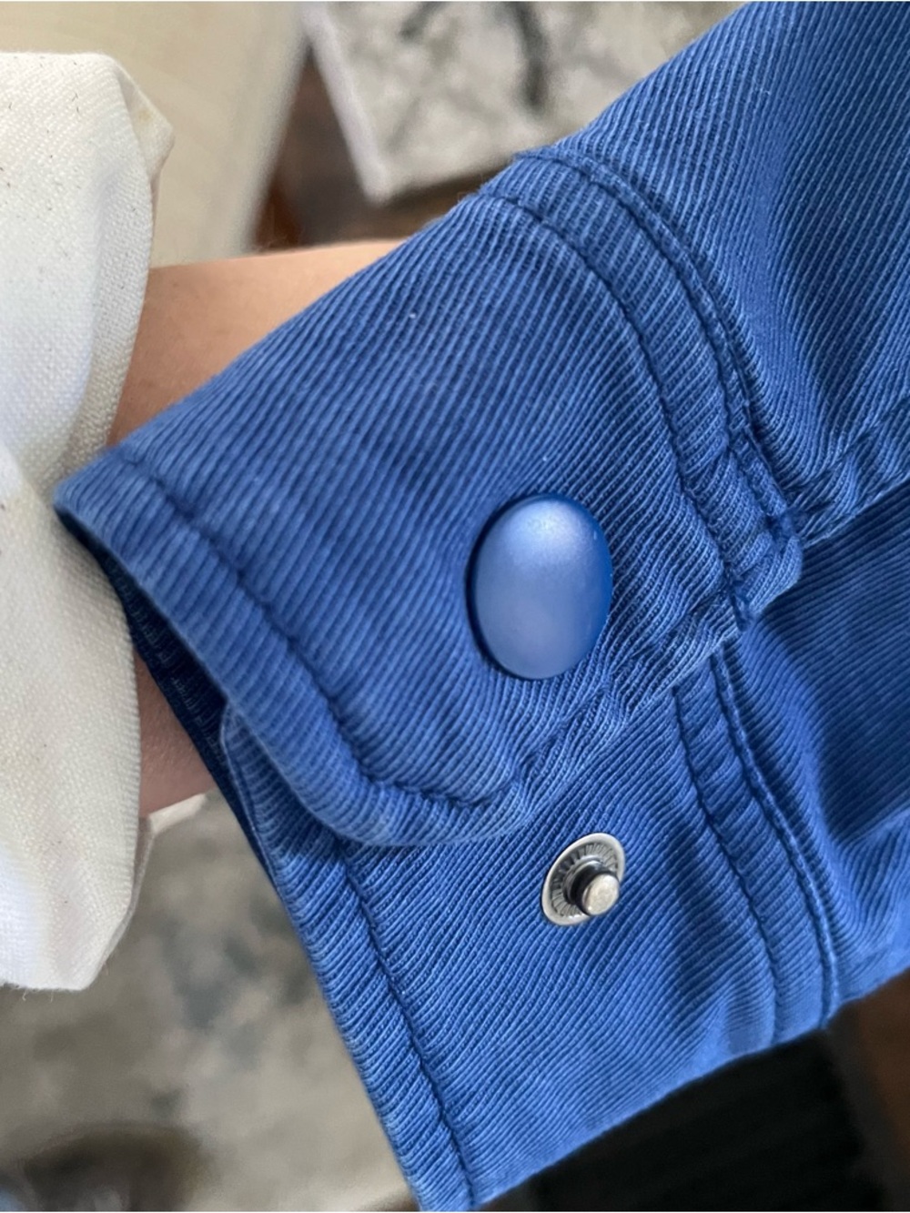 Classic blue chore jacket. Small. - Picture 4 of 8